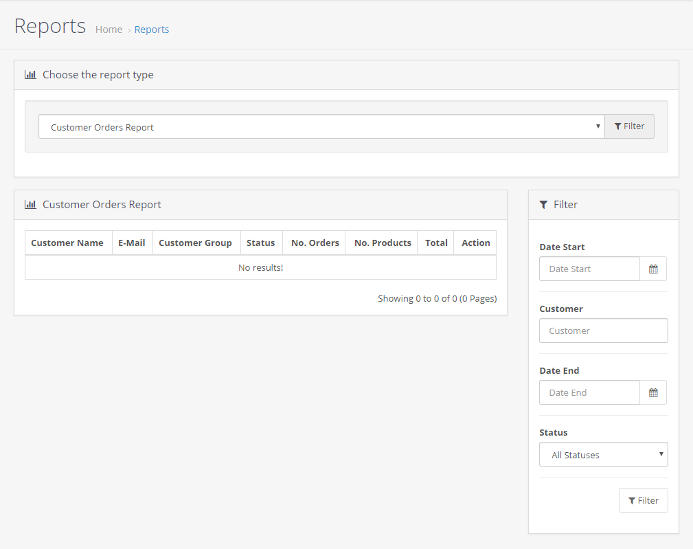 Admin Customer Sales Report